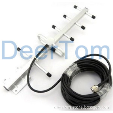 450-470MHz 9dBi Yagi Antenna 450MHz Antenna Outdoor Directional High Gain Antenna with 15meters cable TNC Connector